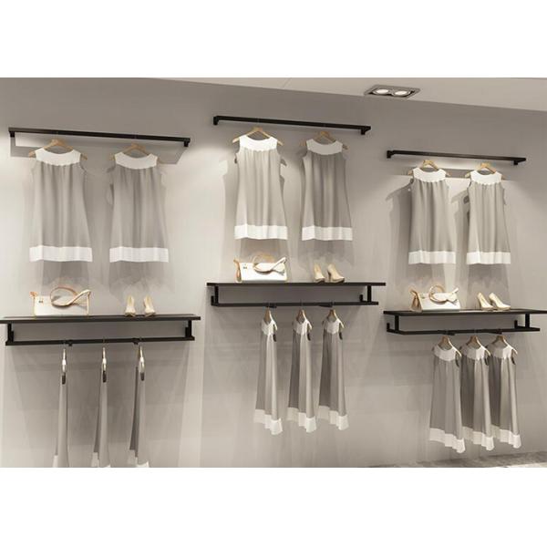 Customized Women Clothing Shop Clothes Display Stand With Customized Design