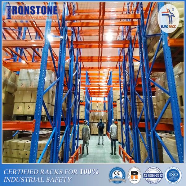 Quality Back To Back Double Deep Pallet Rack With Low Maintenance for sale