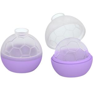 China Sphere Ice Molds - 6 Pack - Silicone Ice Ball Molds With Built-In Funnel - Round Ice Cube Molds - Make 2.5 Inch Big Ice Sphere For Whiskey & Cocktails,Food Grade And BPA Free, Black on sale