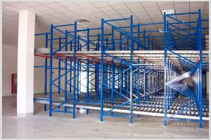 China Smart Sliddling Gravity Flow Racks Gravity Feed Pallet Racking on sale