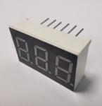 Common cathode super bright green 0.56" triple digit 7 segment led display for