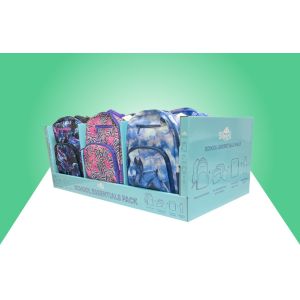China Costco Backbag Cardboard PDQ Trays , Stackup Design PDQ Display Boxes wholesale