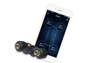 China IP67 Wireless Tyre Pressure Monitoring System APP Real Time Monitoring External Sensors on sale