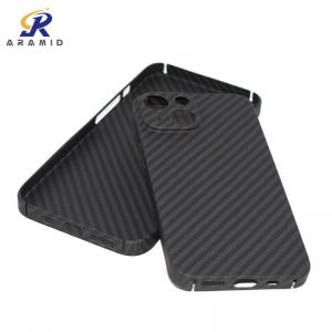 China iPhone 13 Series Aramid Fiber Case Black Grey Twill Color on sale
