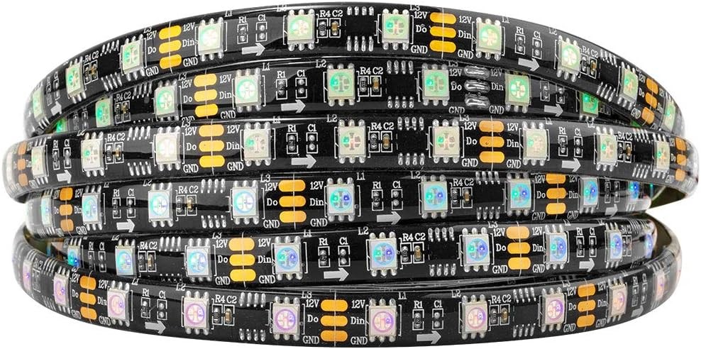 WS2811 IC=RGB IC Addressable Dream Color LED Strip 60LEDs/m IP65 Splash Proof