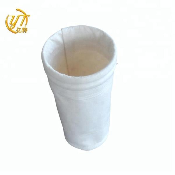 1.8 mm Thick Professional Filter Bag for Flour Mill Dust Collector 300 N/cm2 Intensity