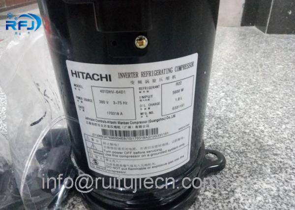 6HP Hitachi Scroll Compressor , Variable Frequency scroll type ac compressor