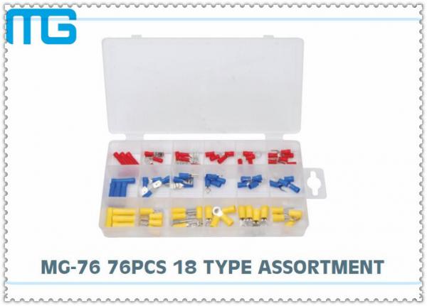 1012pcs Insulated Spade Electrical Terminal Kit , Heat Shrink Wire Connectors Kit