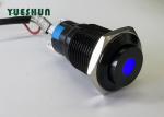 16mm Dot Type Push Button Switch LED Illuminated , LED Latching Push Button