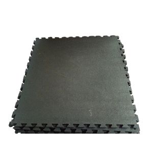 Portable Interlocking Rubber Floor Tiles 1000X1000X15mm Interlocking Exercise