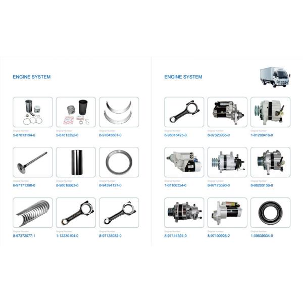 8982045330 ISUZU NPR Parts 4HG1 Cylinder Block 4 Diesel Cylinder Liners Casting Steel