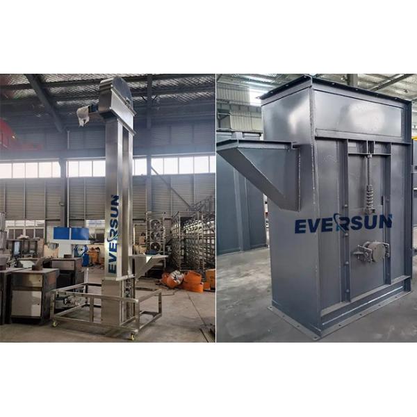 Bulk Material Lifting Belt / Chain Bucket Elevator Electric Feeder Food Conveyor