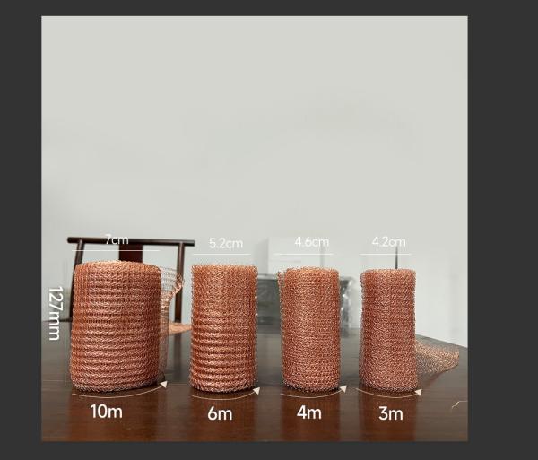 Quality Knitted Fabric Copper Wire Mesh For Filtering Cleaning And Shielding Application for sale