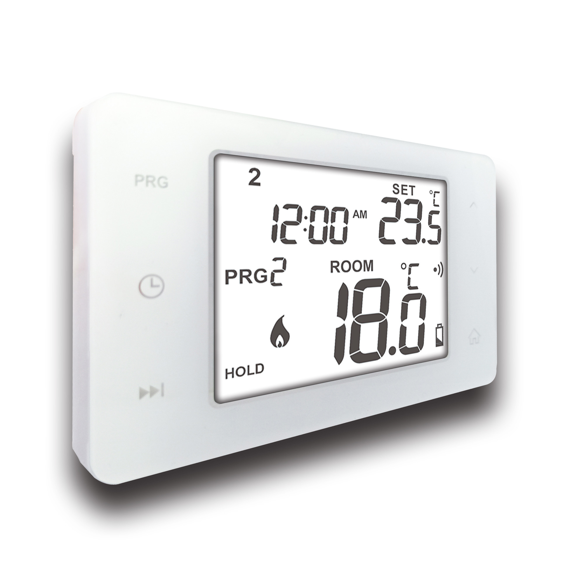 7 Days Programmable Omron Relay Touch Screen Thermostat