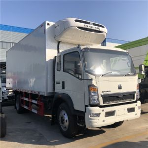 China 4X2 10 TONS HOWO EURO 3 DIESEL COOLING TRUCK COLD TRUCK wholesale