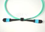 24 Core OM3 MPO TO MTP Connector Patch Cord / MTP Optical Connector