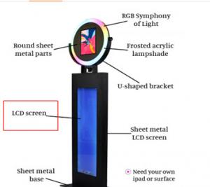 China Lcd Screen Ipad Selfie Booth Flight Case Package For Your Business Weddings wholesale