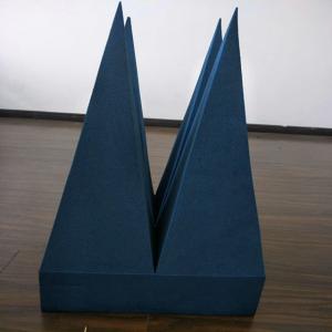 China Electrical Microwave Rf Absorber Foam Pyramidal For EMC Testing Room And RF Box on sale