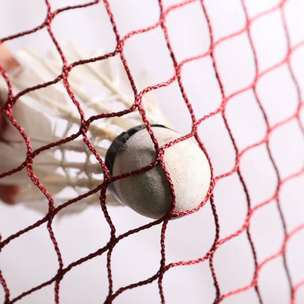 Portable Indoor Replacement Badminton Net Size 8cm For Ball Training