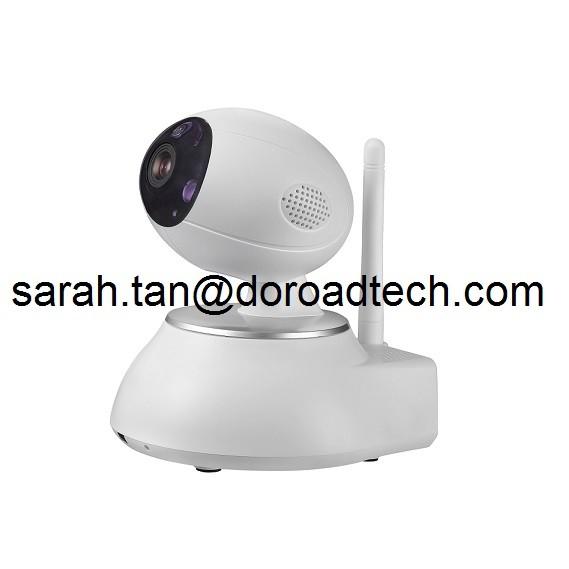 Quality 720P 1.0MP Support Alarm ONVIF P2P Wifi IR Cut Network Household Alarm IP Camera for sale
