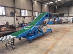 Container Loading Unloading Conveyor with 7.2m flexible powered roller conveyor