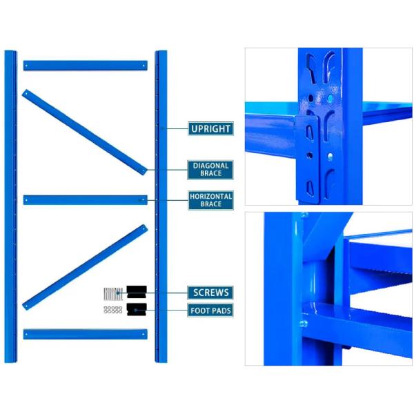 Medium Duty Rack Carton Box Storage rack Long Span Rack Warehouse Storage Racking