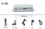 Portable AUDI A6L / Q7 Car Multimedia Navigation System with BT , Trajectory
