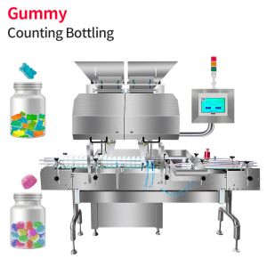 China RQ-16H Gummy Counting Machine High Speed Automatic Pectin Oiled Candy Bottling on sale
