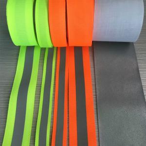 China Safety Reflective Straps For Backpack Walking Shoes  Sewed On Black Red Green Orange wholesale