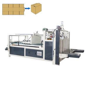 China 60pcs/Min Carton Box Folder Gluer Machine For Cardboard on sale