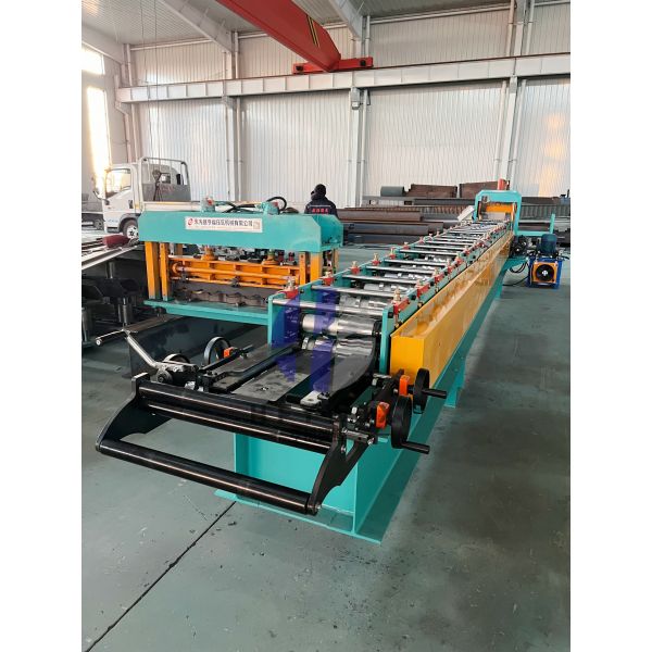 Gutter Downspout Roll Forming Machine PLC for Rainwater Pipe Production