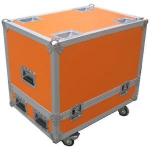 China Orange 12U Flight Case Hardware Plastic Cases For DJ Mixer Case wholesale