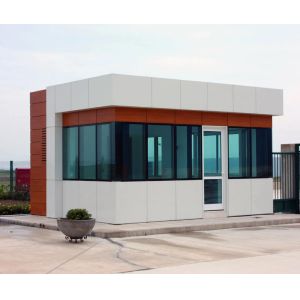 Portable Prefabricated Steel Structure Security Container Modern Metal Guard