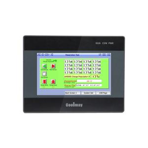 China 408MHz 4.3&quot; HMI PLC All In One GX Developer 8.86 Military 32 Bit CPU wholesale
