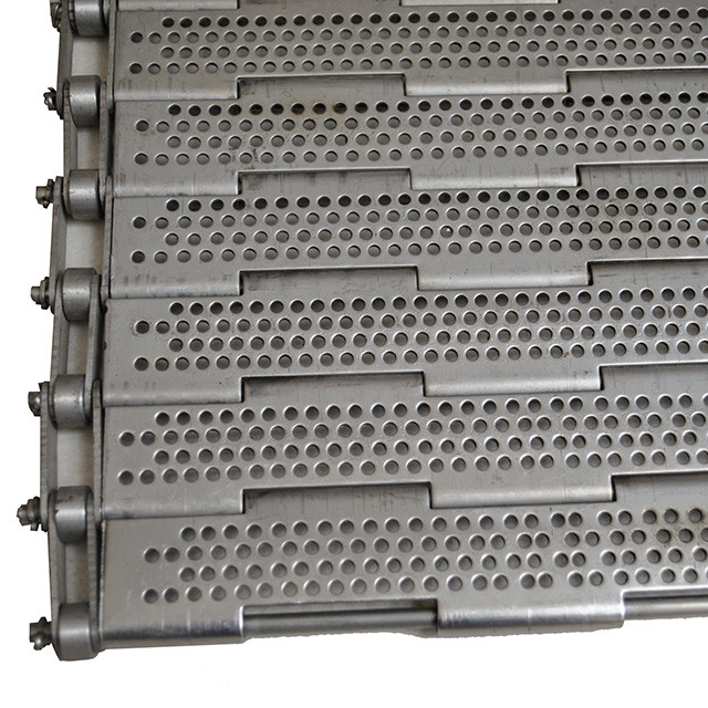 China High Temperature Resistance Chain Plate Link Conveyor Belt With Customized Size wholesale