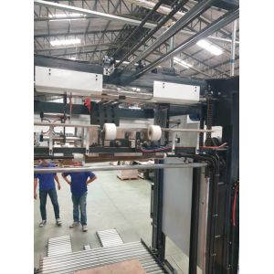 2100mm*2100mm Auto Stacker Machine Integrated With Flute Laminator