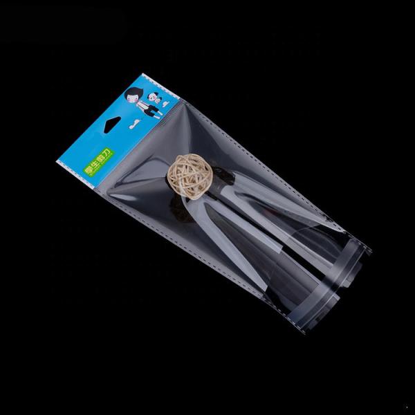 Quality BOPP header pack bag with adhesive stripe, BOPP packaging header bag Explosion proof side for sale