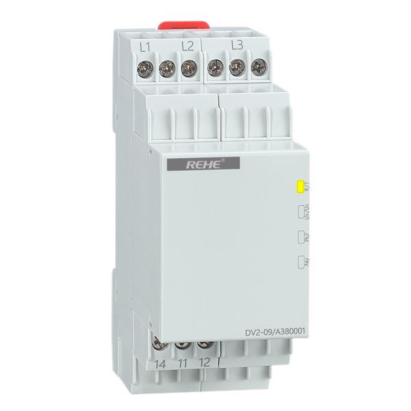 DV2-09 Protective 3 phase Voltage Monitoring Relay Under Over Voltage Detector