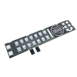 Washing Machine Interface Capacitive Membrane Switch IP67 Waterproof Gasket