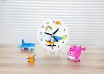 DIY Cartoon Helicopter Clock Children's Arts And Crafts Sets Real Movement