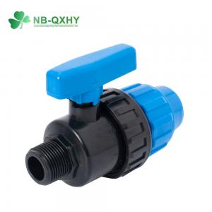 China PP Compression Fitting Plastic Union Ball Valve Foot Valve Butterfly Valve Top Choice on sale