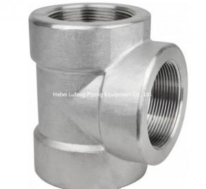 China dn 200 stainless/carbon steel threaded pipe fitting equal tee wholesale