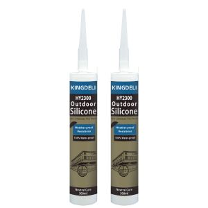 China Black White Window Silicone Caulk Weather Resistant With 280ml 300ml wholesale