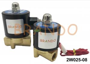 China DN8 2/2 Way 2W025-08 Pneumatic Water Solenoid Valve Brass Body NBR Diaphragm wholesale