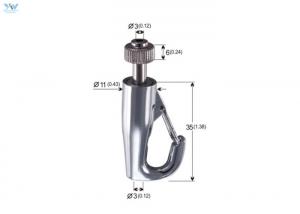 China Safety Self - Gripping Hook Zinc Alloy Adjustable Cable Gripper Hanger wholesale