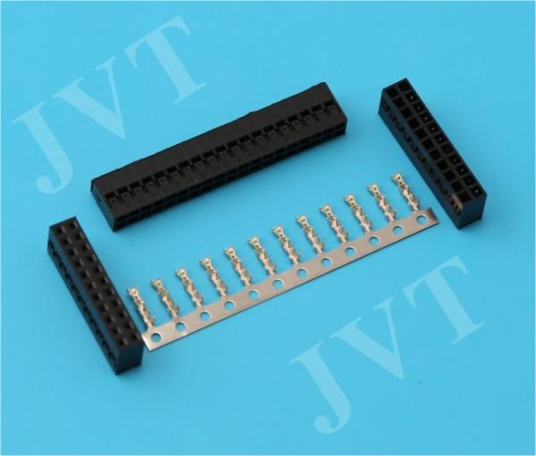 Quality Double Row Electronic Terminal Wire to Board Connector 130V AC/DC Rating Voltage for sale