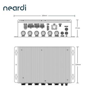 NAS Industrial Fanless Embedded System PC Computer LPA3399Pro RK3399pro