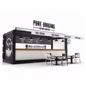 China Prefabricated 20 Ft Container Refitted Coffee Shop wholesale