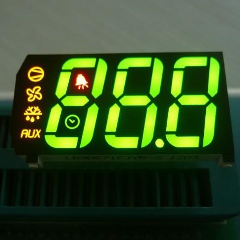 High Brightness Multi color Triple Digit 7 Segment Led Display for Refrigerator
