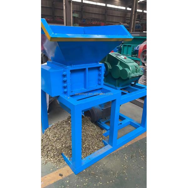 Multifunctional Double Shaft Single Motor Shredder for Heavy Melting Pvc Hdpe Pp Pet Scrap